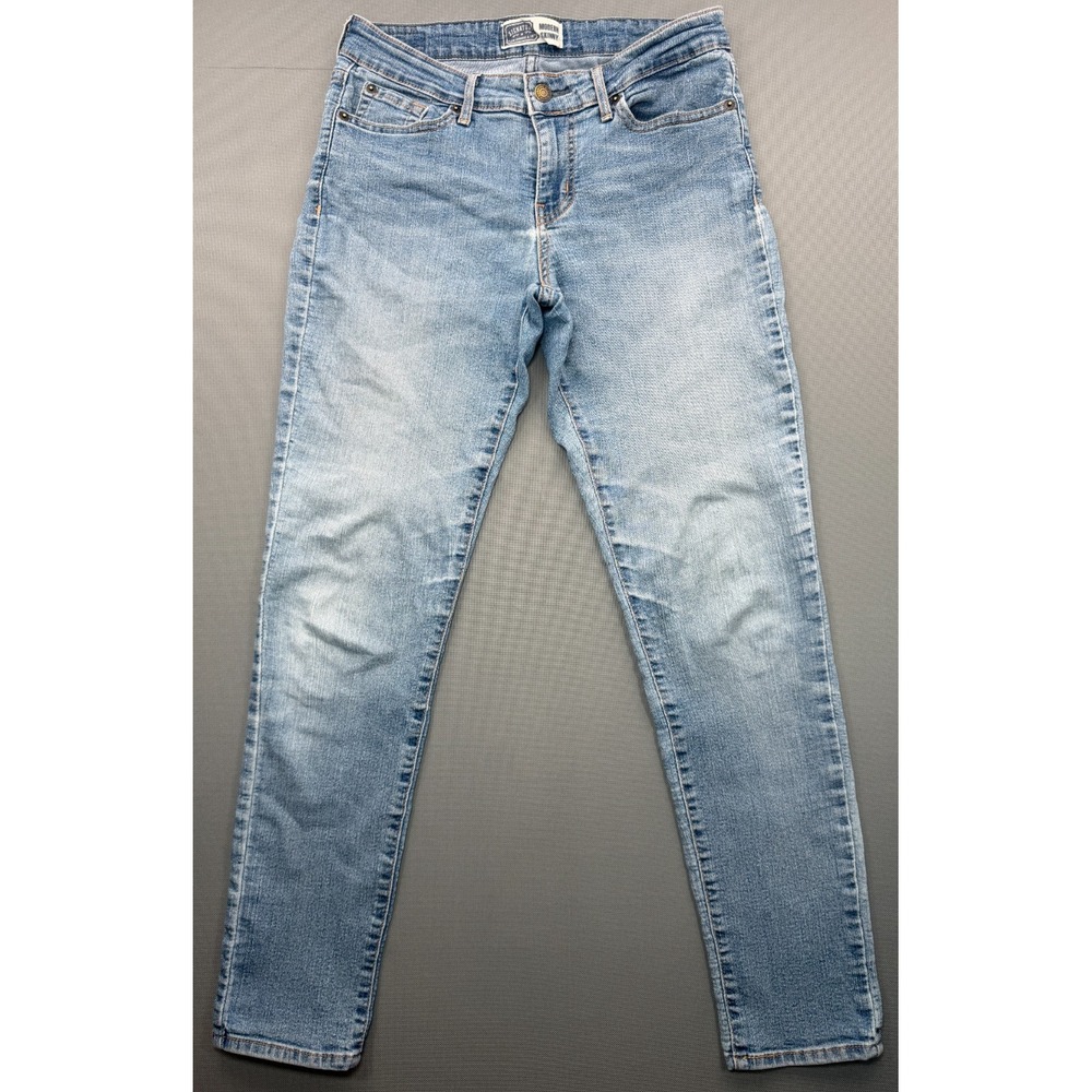 Signature by Levi Strauss Modern Skinny Jeans Blue Stretch Denim | Womens 8M